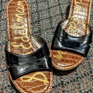 Sam Edelman patent leather wedge used sz9